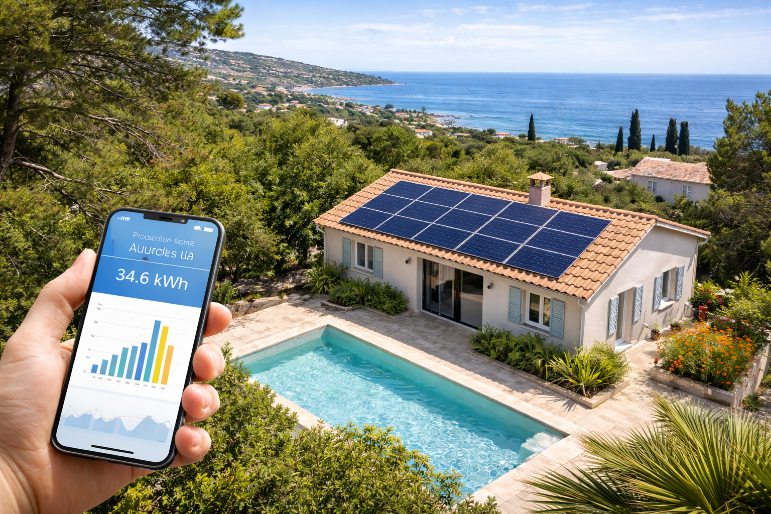 Combien peut produire un toit solaire à Toulon ?